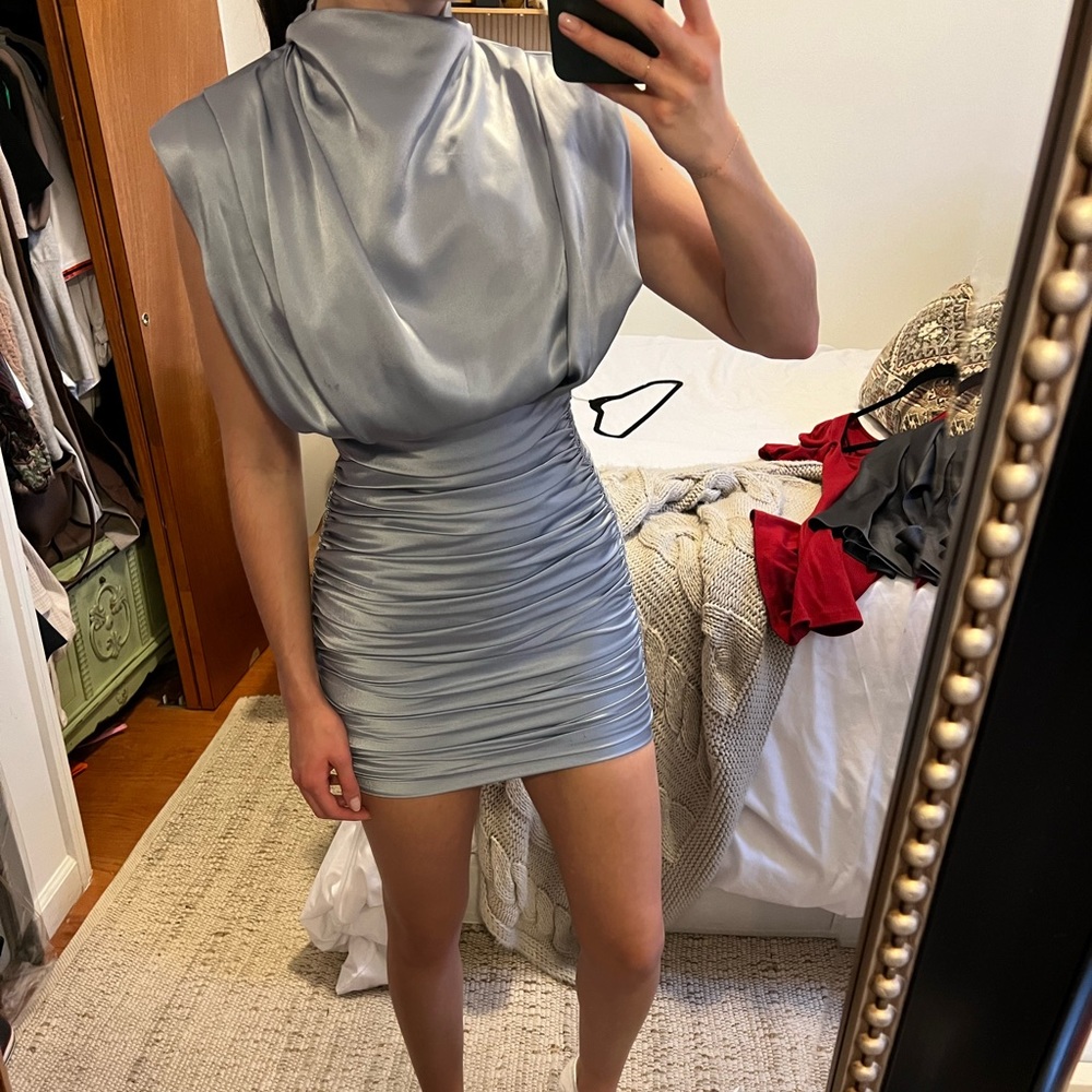 Aritzia Ten By Babaton Ruched Mini Dress| 00 | Worn Once
